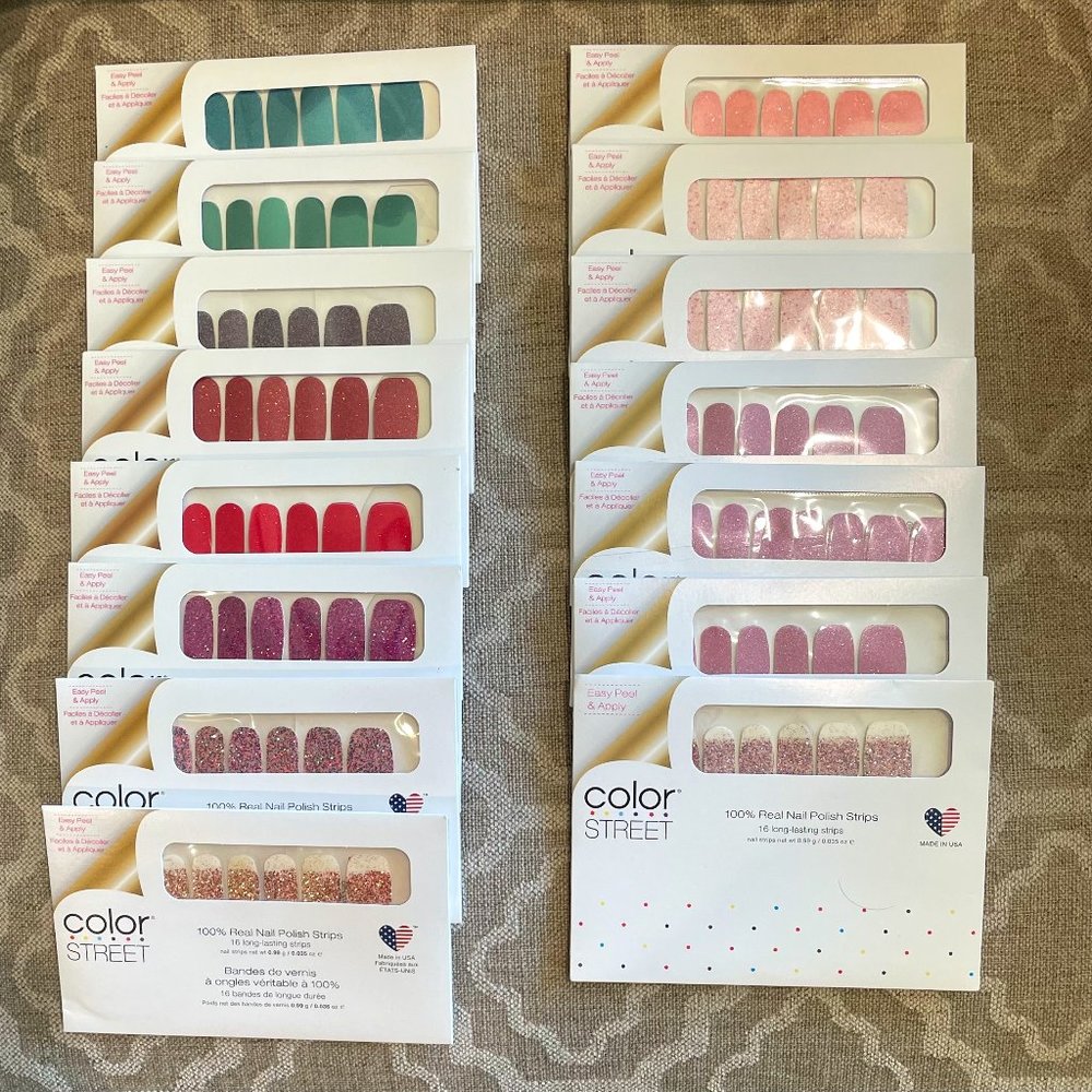 Holiday Ready Color Street Glitter Manis